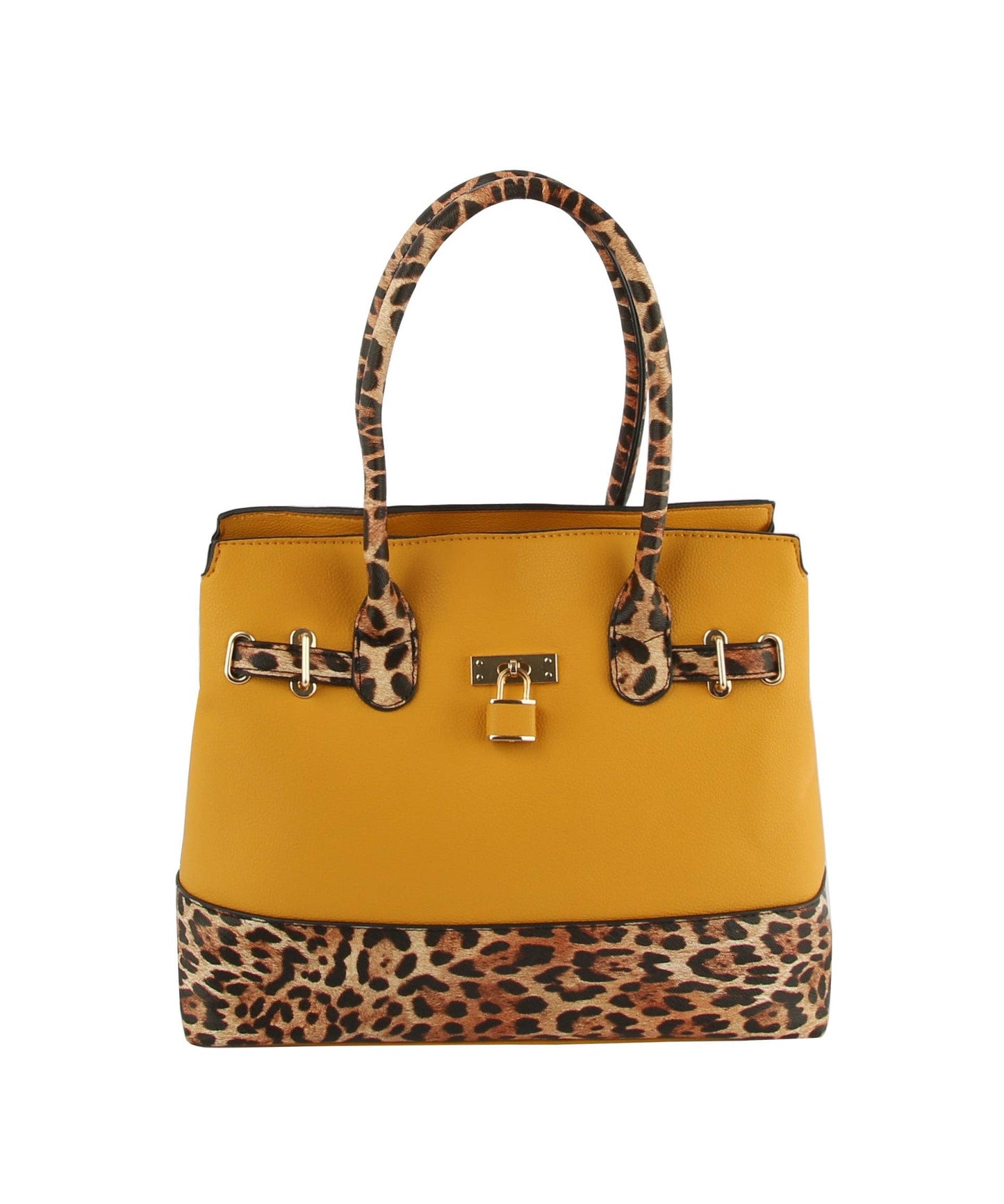 Women's Satchel Purse Shoulder Bag - Vegan Leather