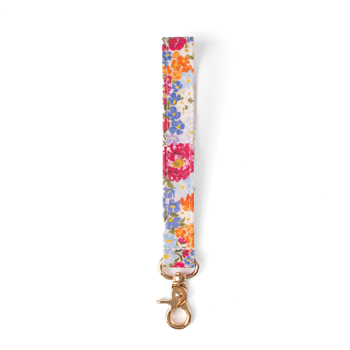 Floral Wristlet Keychain: Lilac Floral