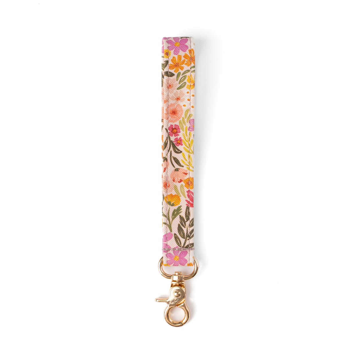 Floral Wristlet Keychain: Pressed Floral