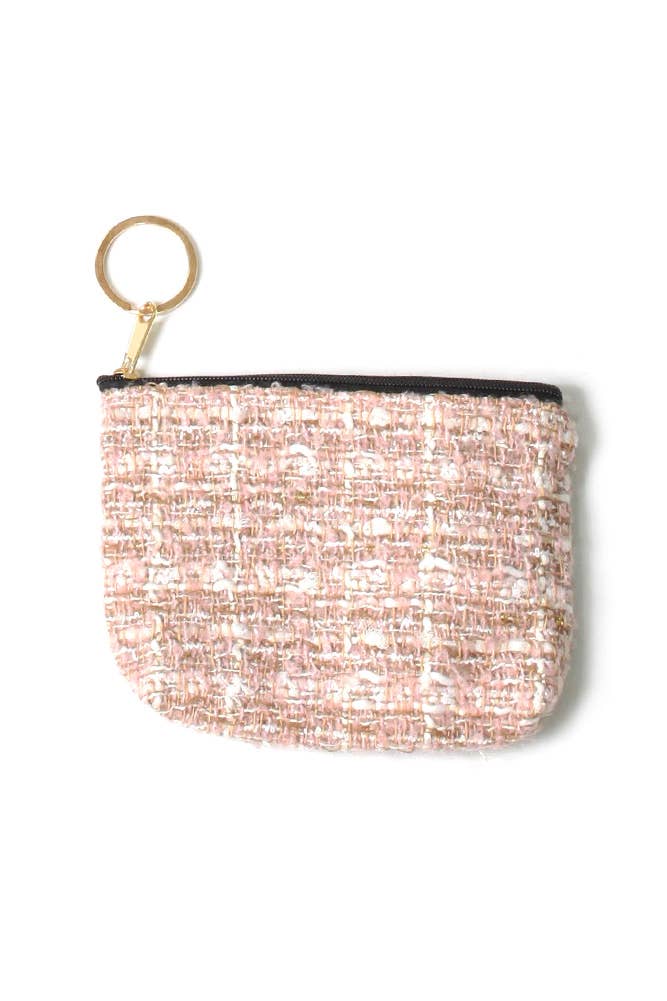 Tweed Lurex Coin Purse