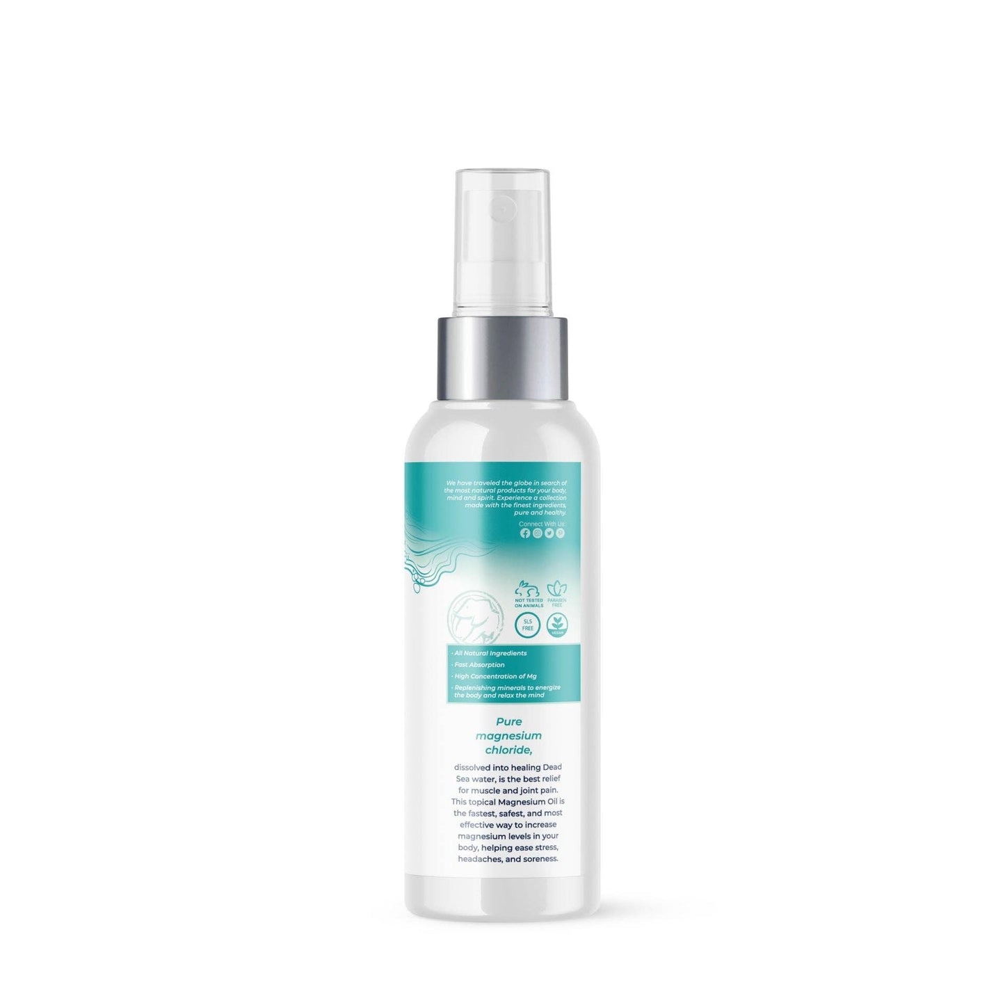Natural Elephant - Dead Sea Magnesium Oil Spray: 6.7 fl oz | 200mL