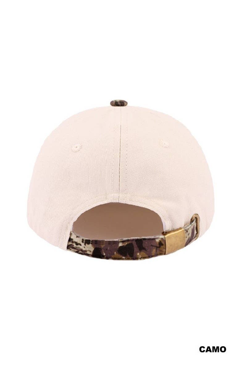 Love Like Jesus Two Tone Cotton Hat: DK FOREST