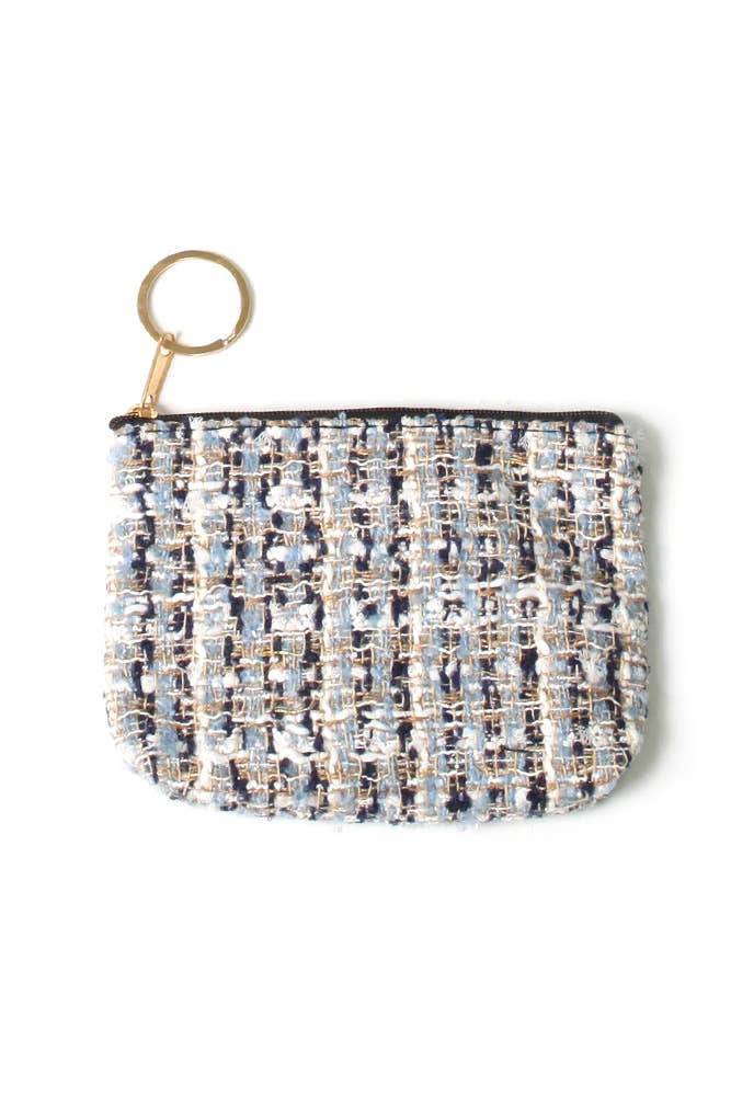 Tweed Lurex Coin Purse