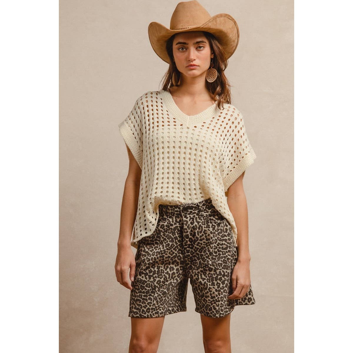 Leopard Print Shorts