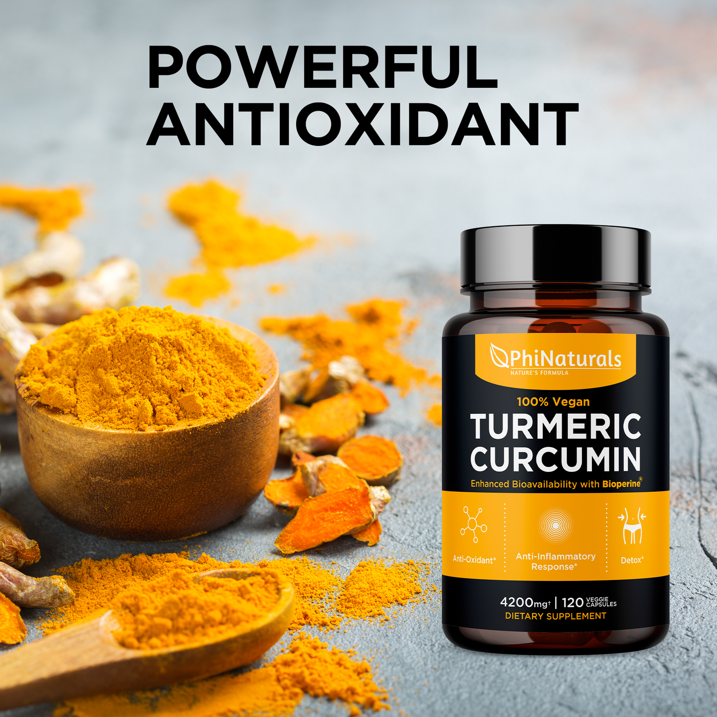 Turmeric Curcumin with Bioperine