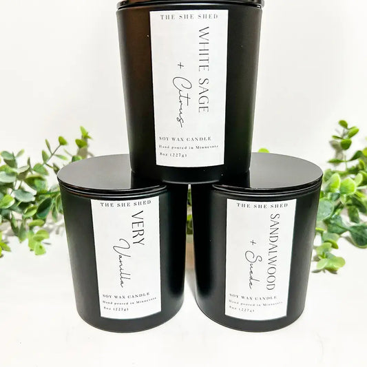 8 OZ Soy Wax Candles
