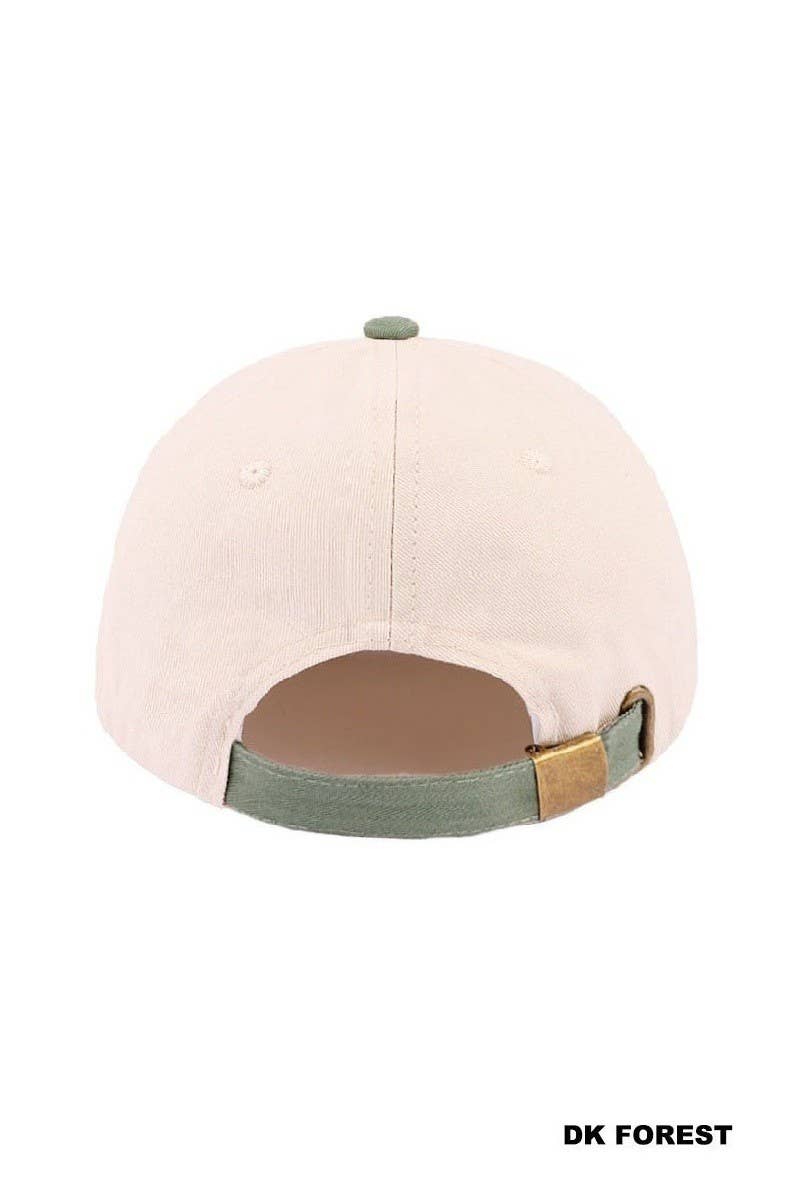 That Sounds Like My Husband's Problem Two Tone Cotton Hat: ASH MOCHA