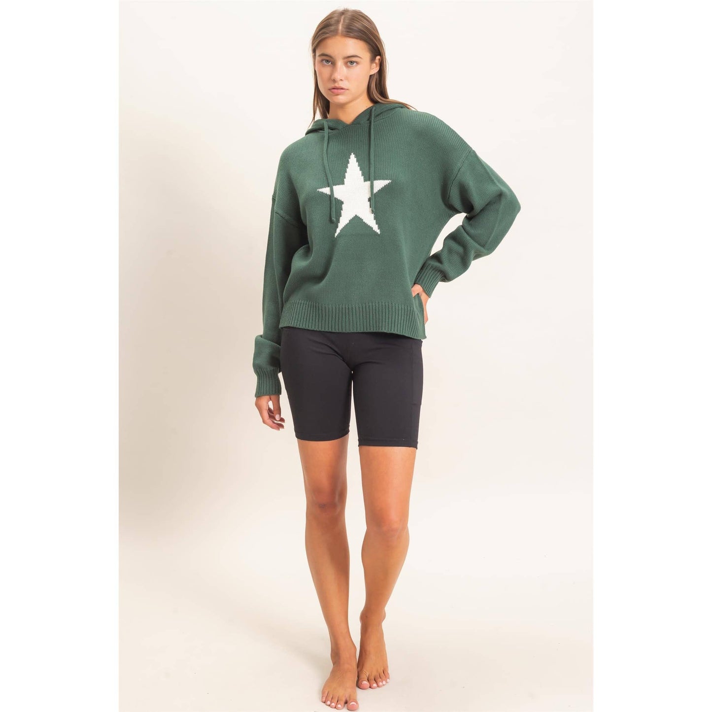 Star Hooded Sweater