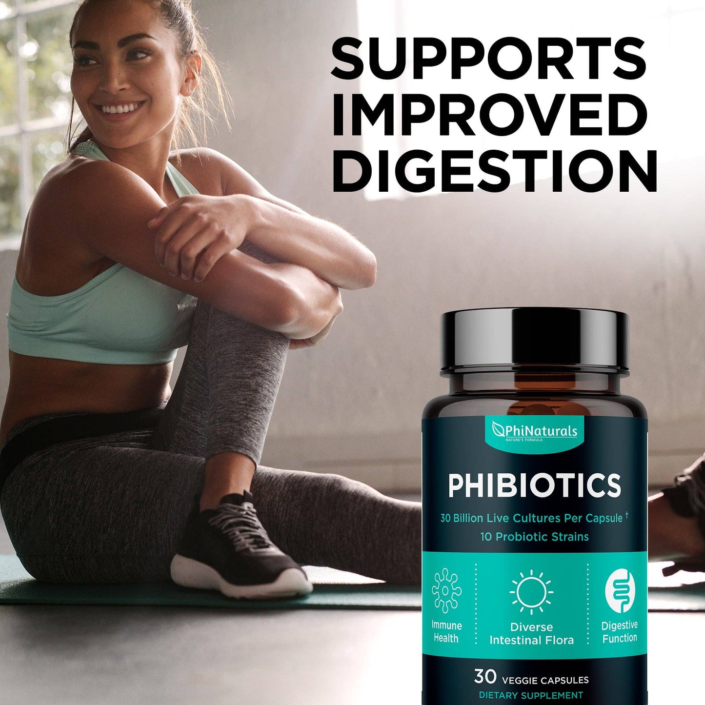 Probiotics High Potency 10 Strains – 30 Billion CFU