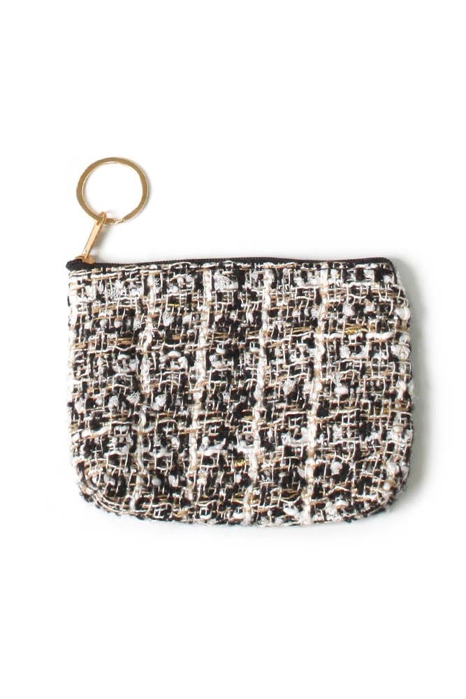 Tweed Lurex Coin Purse