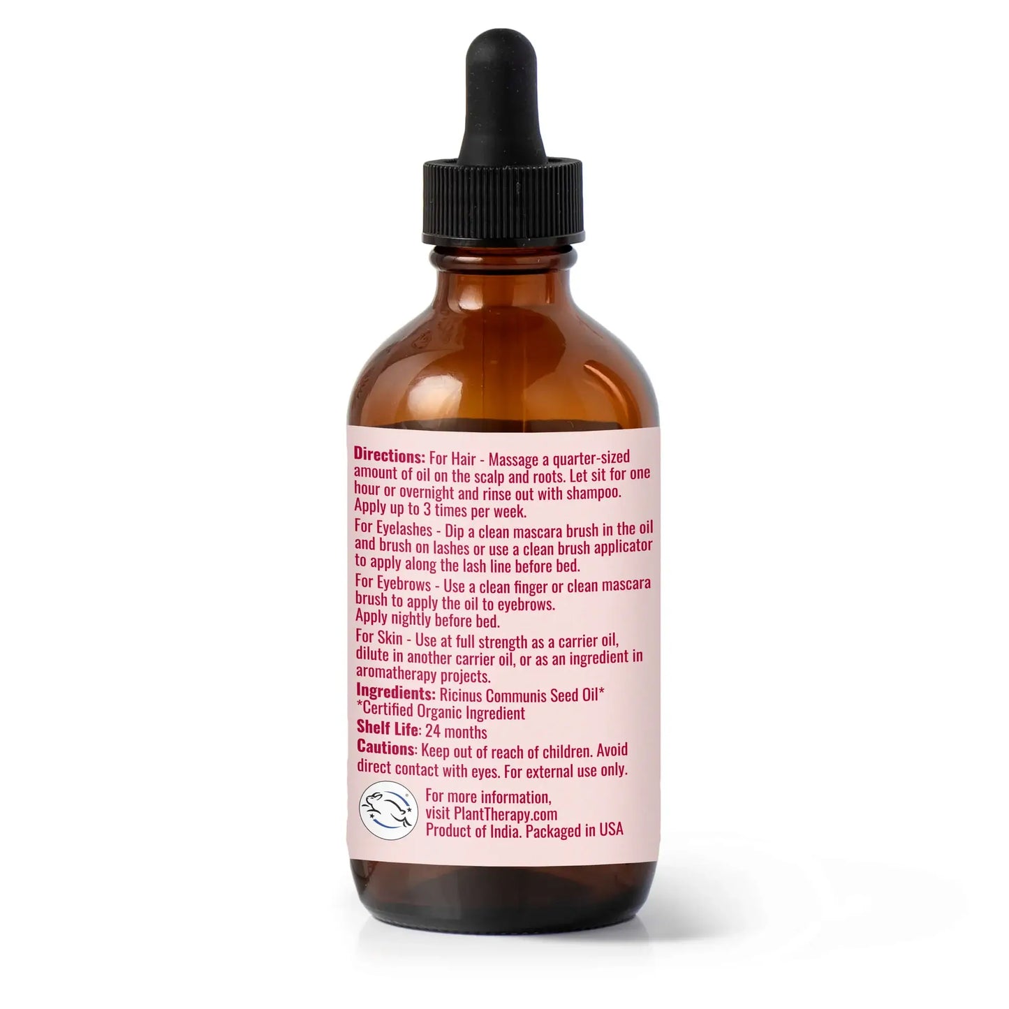 Plant Therapy - Organic Castor Oil 4 oz