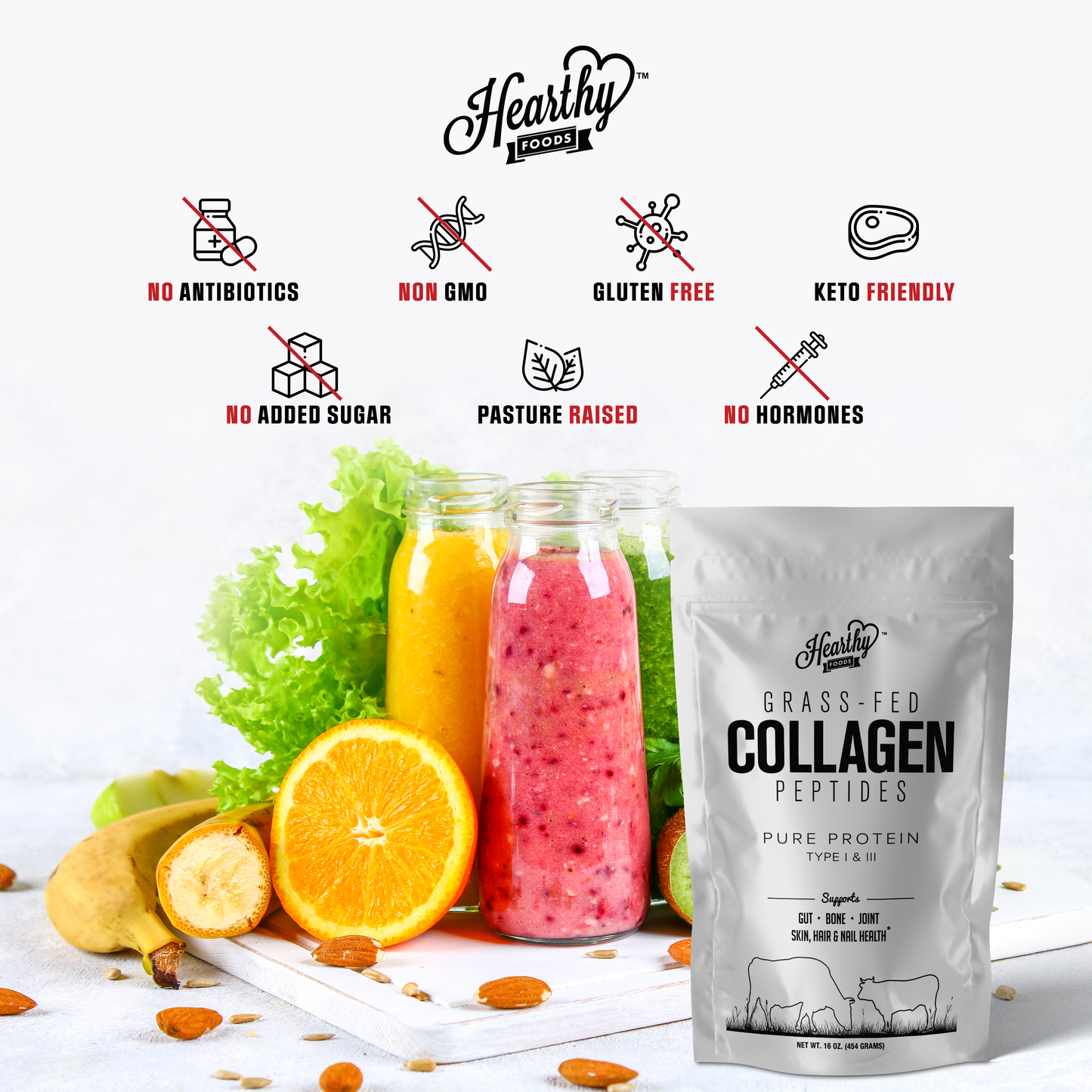 Collagen Grass-Fed Type I and Type III