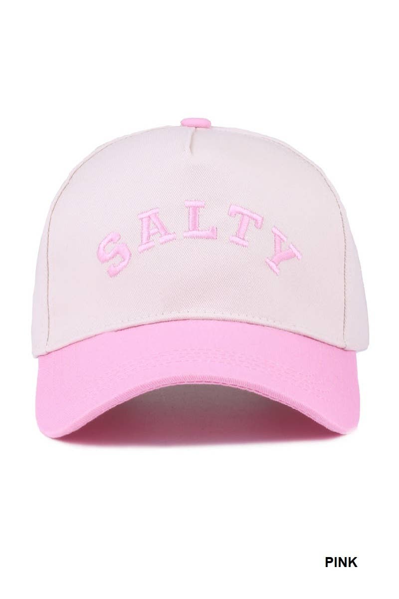 Salty Two-tone Canvas Cotton Cap: LEOPARD