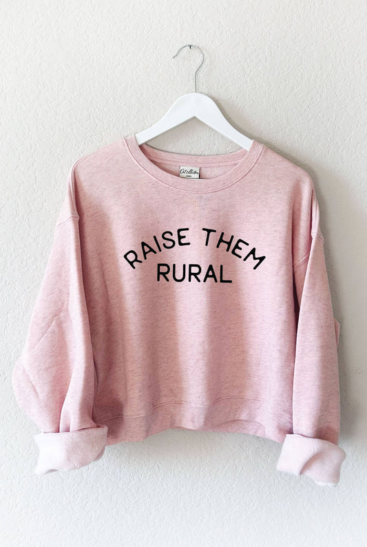 RAISE THEM RURAL Mid Graphic Sweatshirt