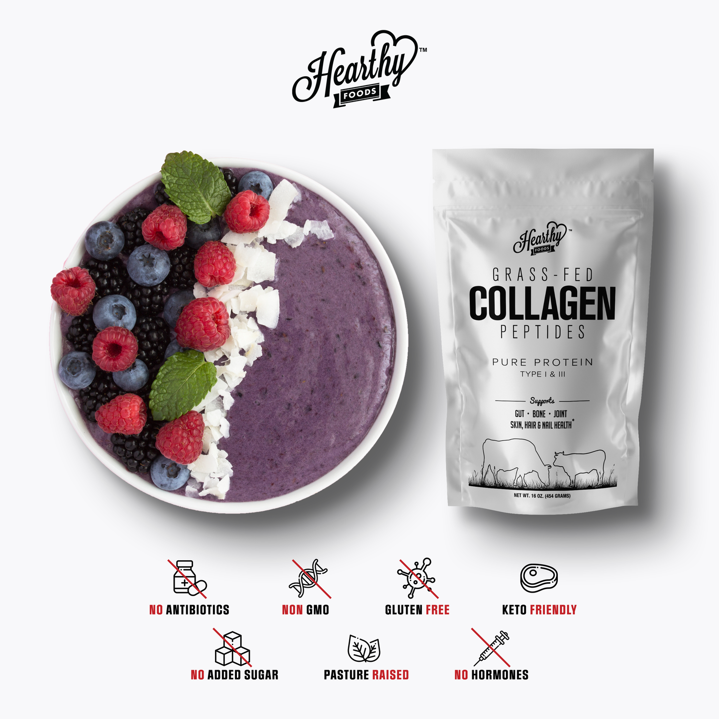 Collagen Grass-Fed Type I and Type III