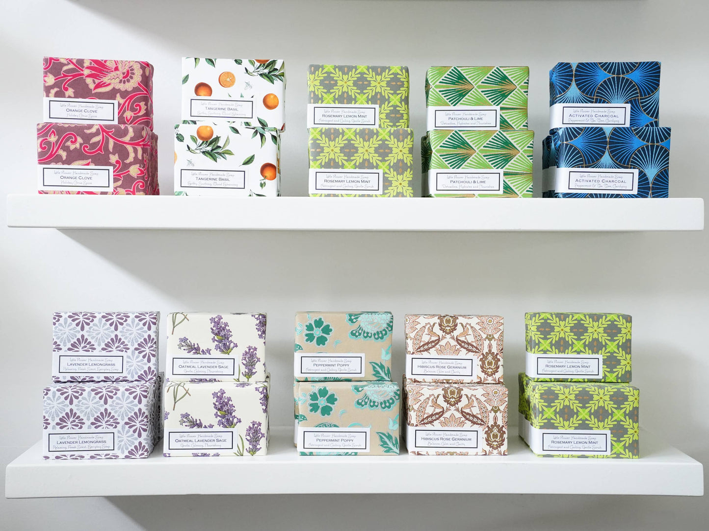 Peppermint Poppy (Eucalyptus) Handmade Soap: 3.5 oz