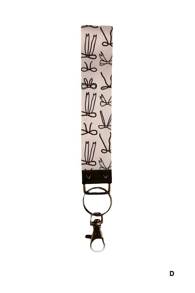 Trendy Design Wristlet Keychain Lanyard