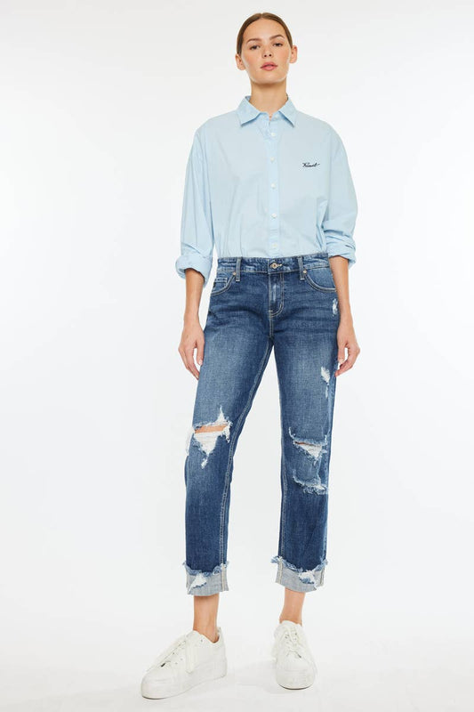 Boyfriend Fit Kan Can jeans