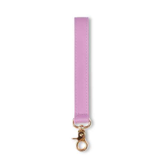 Solid Wristlet Keychain: Lilac