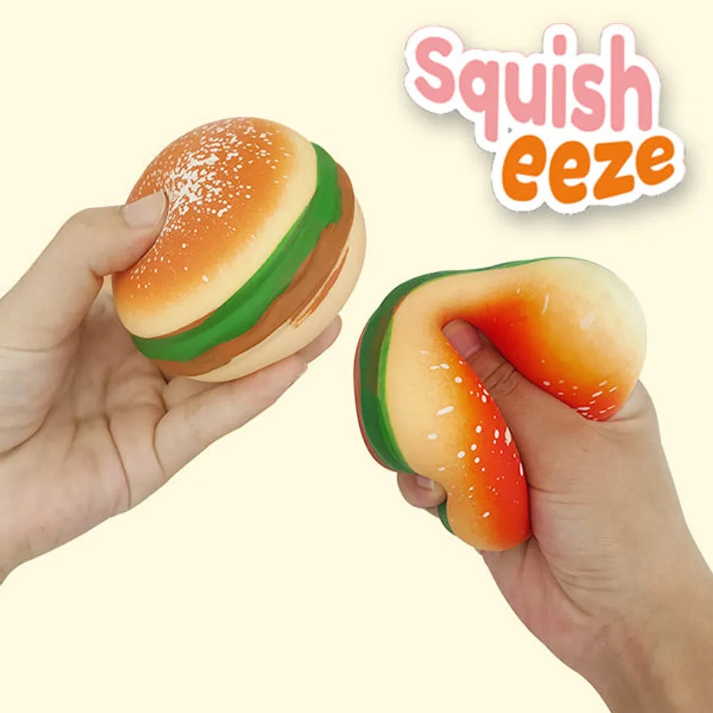 Hamburger Squeeze Soft Fidget Kids Toy