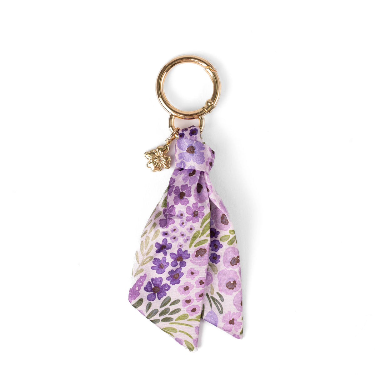 Floral Satin Keychain: Primrose Petals