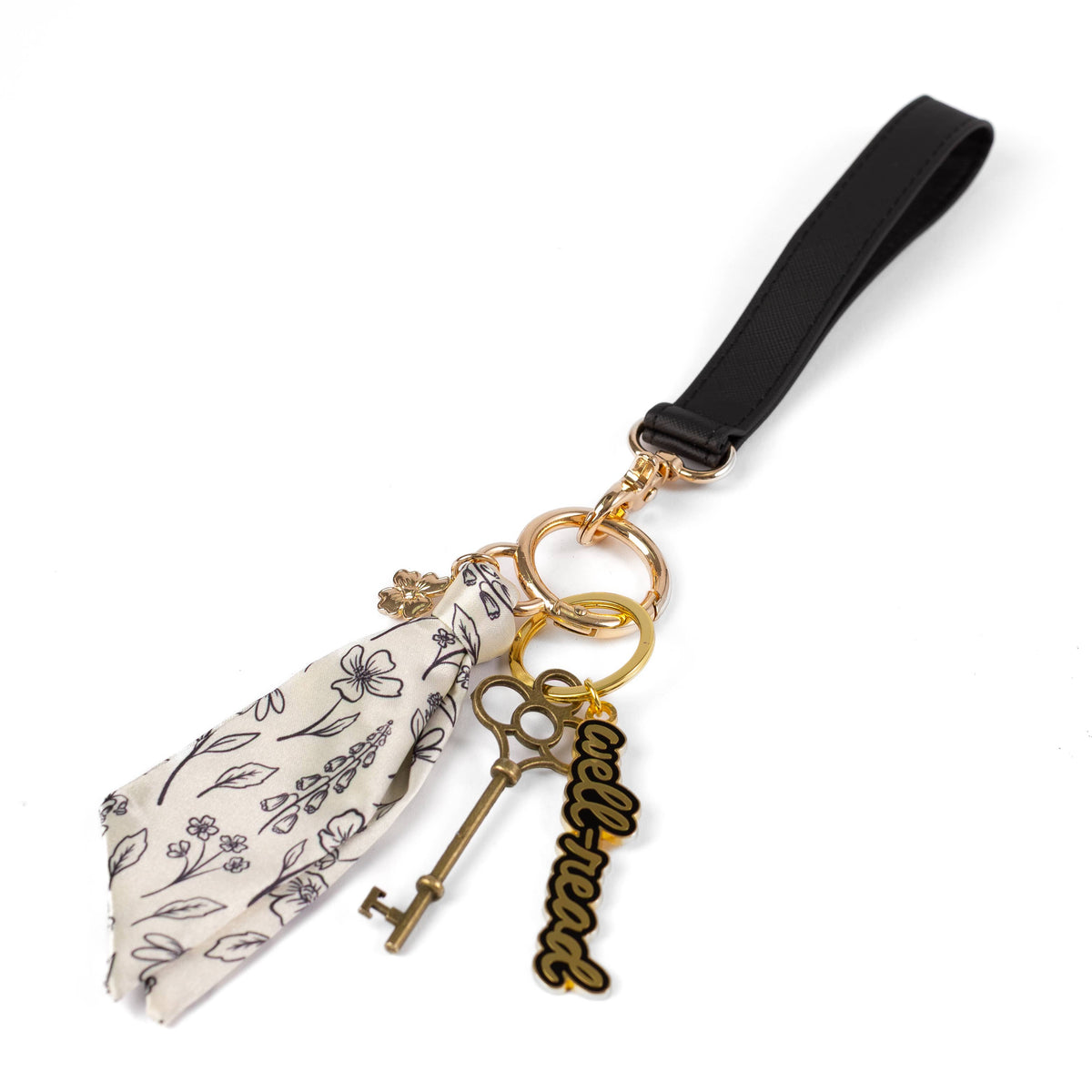 Floral Satin Keychain: Primrose Petals
