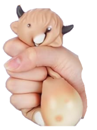 Handsome Highlan Cow Squishy