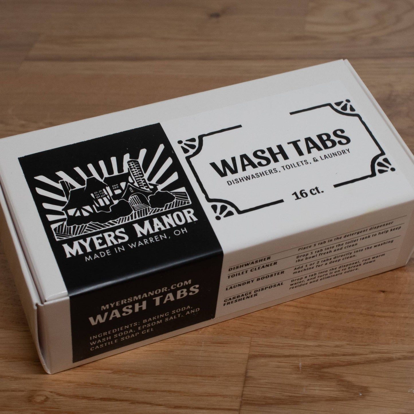 Zero Waste Wash Tabs – Dishwasher, Toilet, Laundry