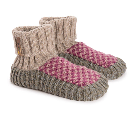 Muk Luks Women's Luxe Short Slipper Sock