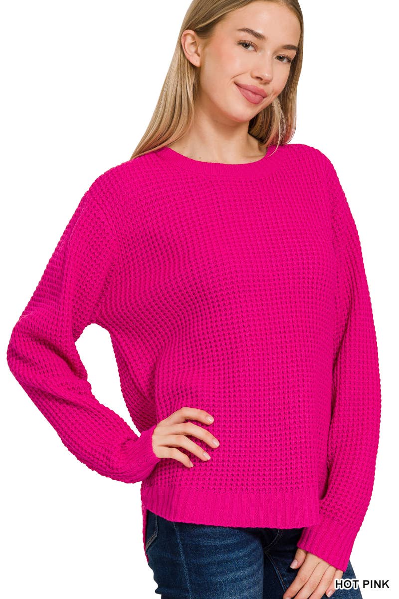 Waffle Sweater: Chocolate