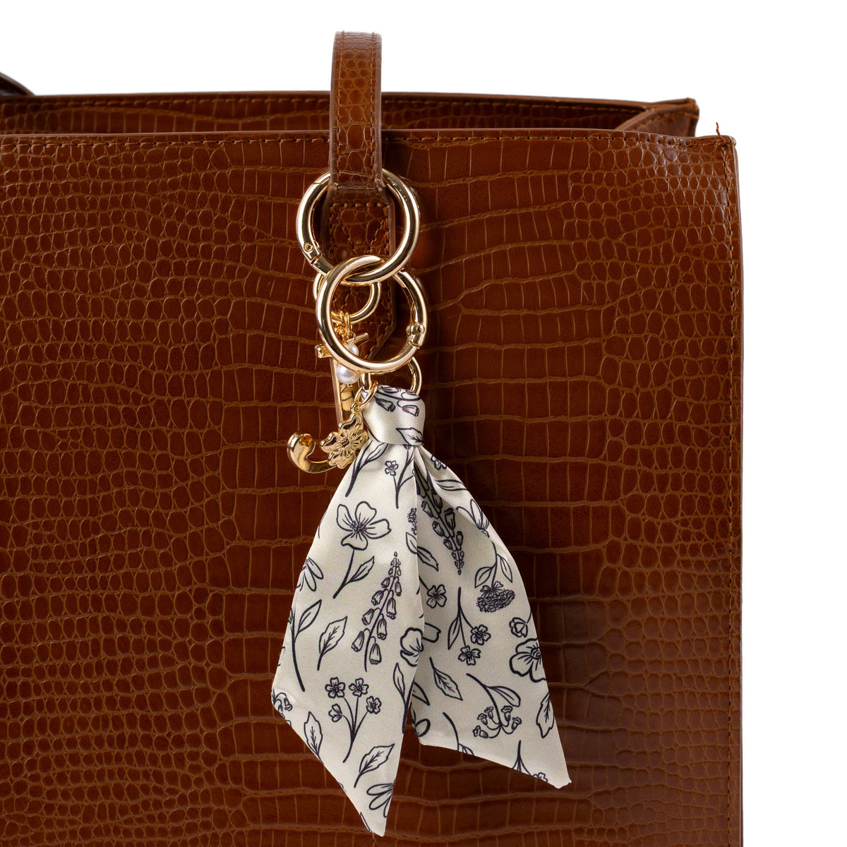 Floral Satin Keychain: Primrose Petals