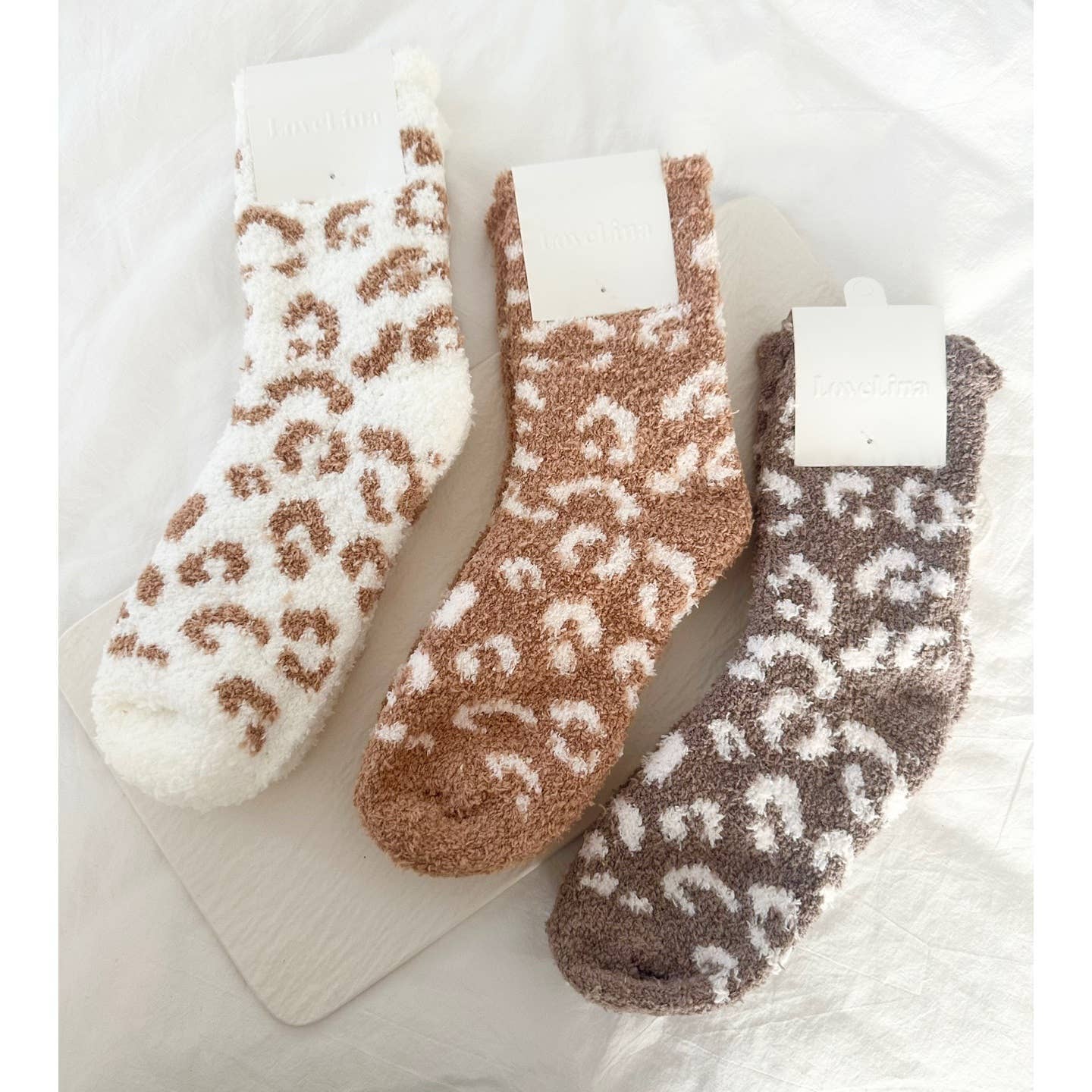 Assorted Leopard Print Socks for Women