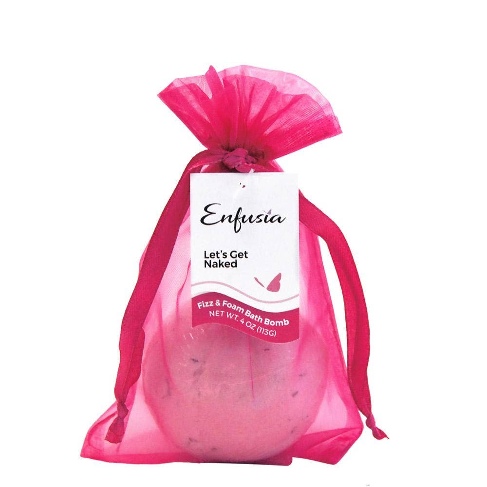 Mini Fizz and Foam Bath Bomb - Let's Get Naked 4oz