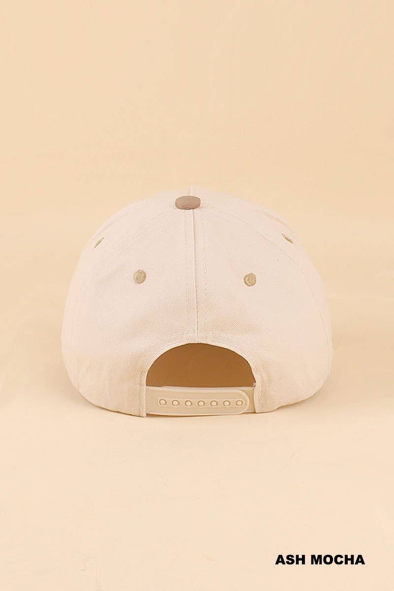 Spoiled Two Tone Snapback Hat: DK FOREST