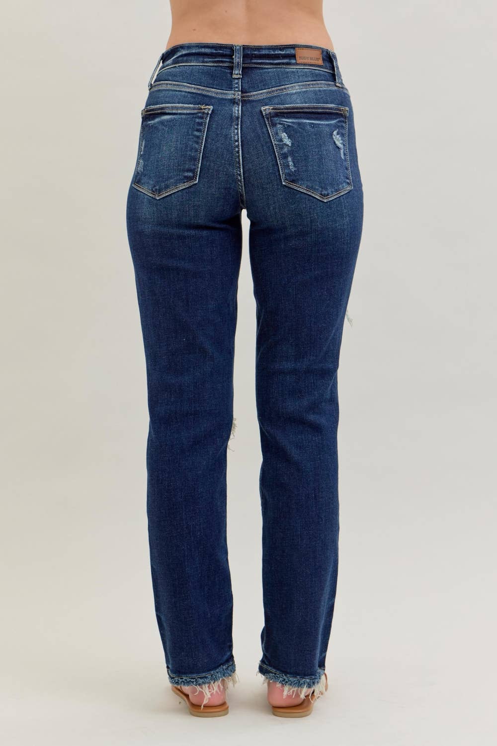 MR Heavy Destroy Straight Judy Blue jeans