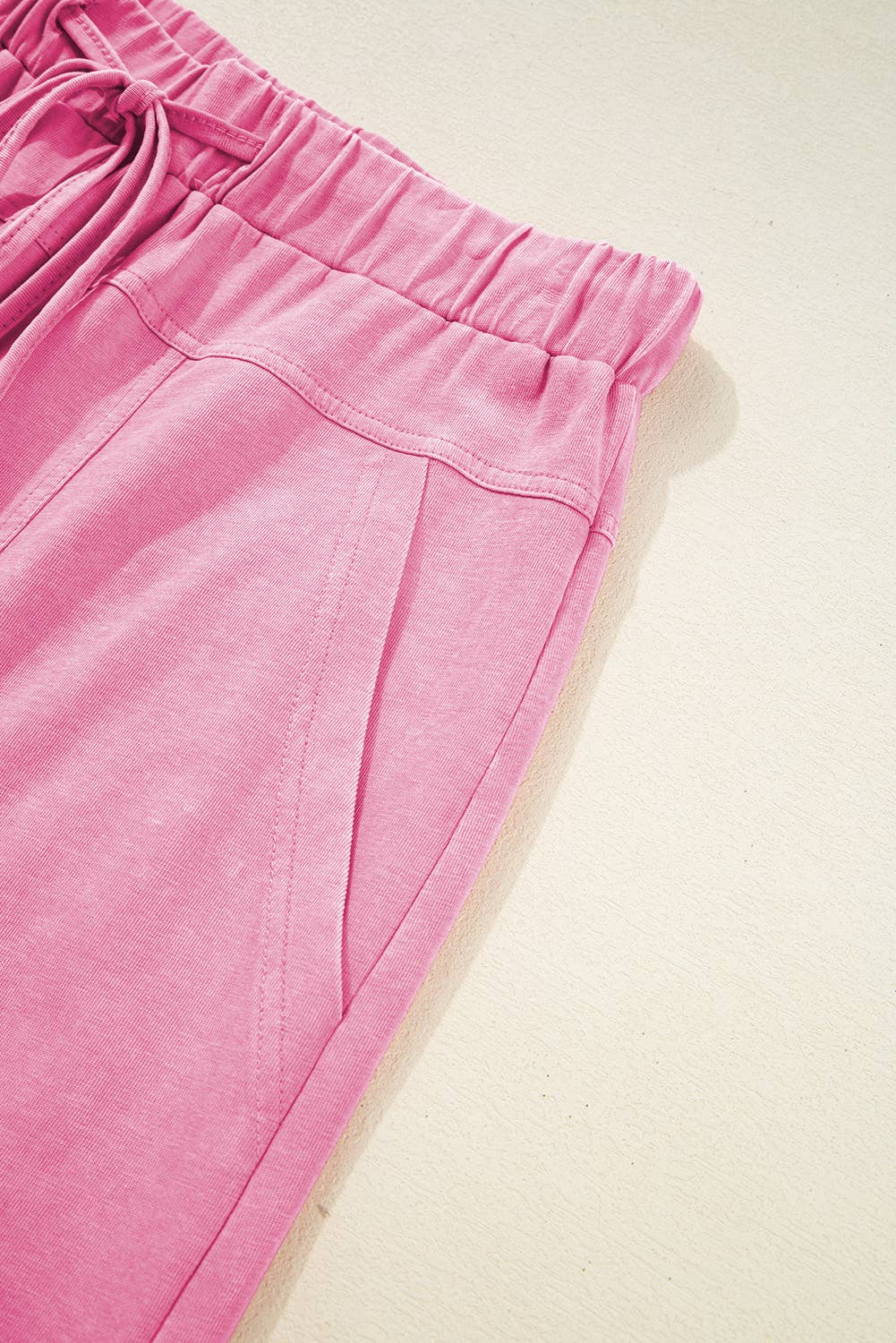 Mineral Wash Exposed Seam Wide Leg Cargo Pansts (S-XL)