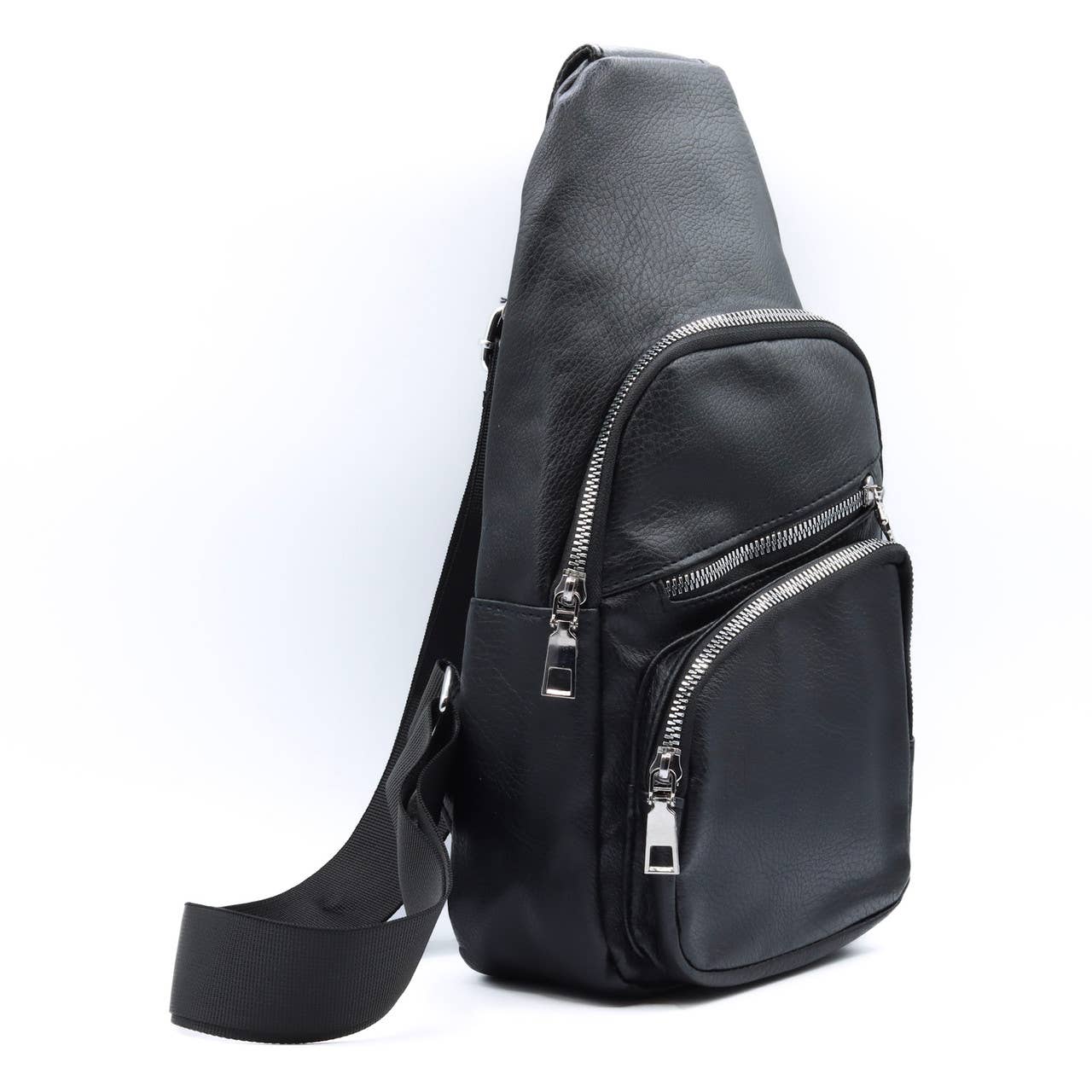 Ladies Vegan Leather Crossbody Sling Bag