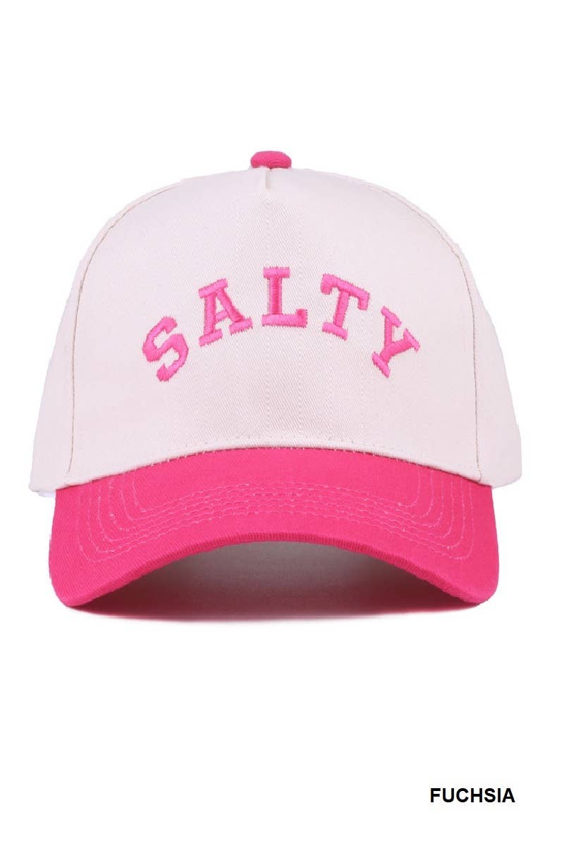 Salty Two-tone Canvas Cotton Cap: COW