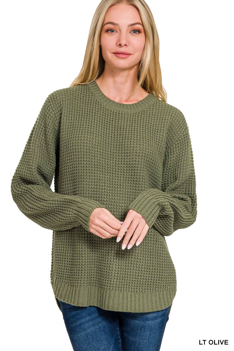 Waffle Sweater: Chocolate