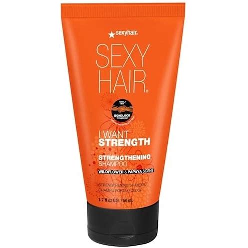 SexyHair I WANT STRENGTH Shampoo/Conditioner | 73% Less Breakage | Safe for Color-Treated Hair | All Hair Types 1.7 oz
