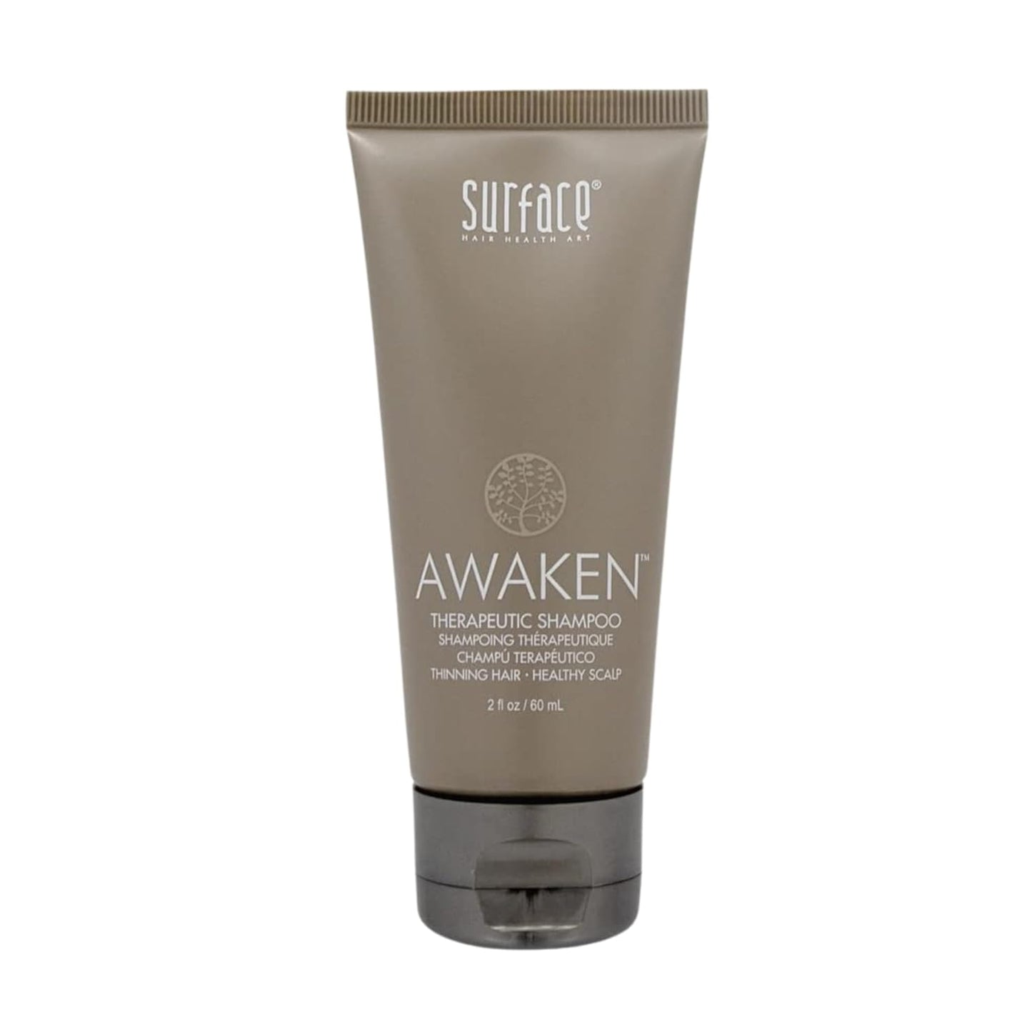 Surface Hair - Awaken Therapeutic Shampoo – Natural Ingredients for Thinning Hair and a Healthy Scalp 2 oz