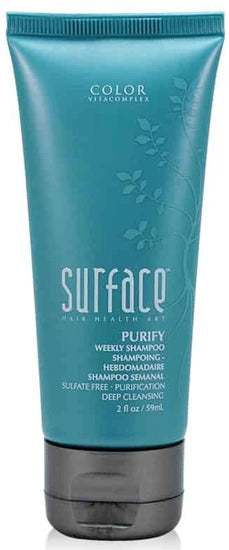 Surface Hair - Purify Clarifying Cleansing Shampoo - Clarify, Deep Cleanse, Sulfate Free 2 oz