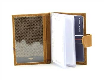 Leather Impressions - Snap Cowhide Slim Card Case