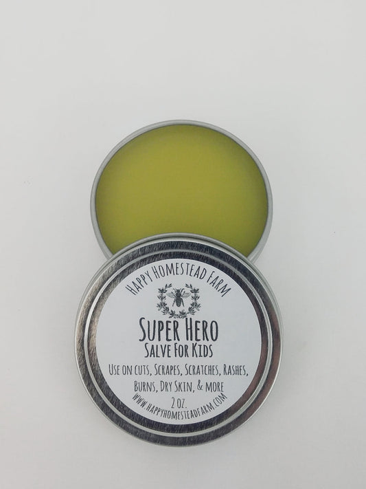 Happy Homestead Super Hero Salve for Kids