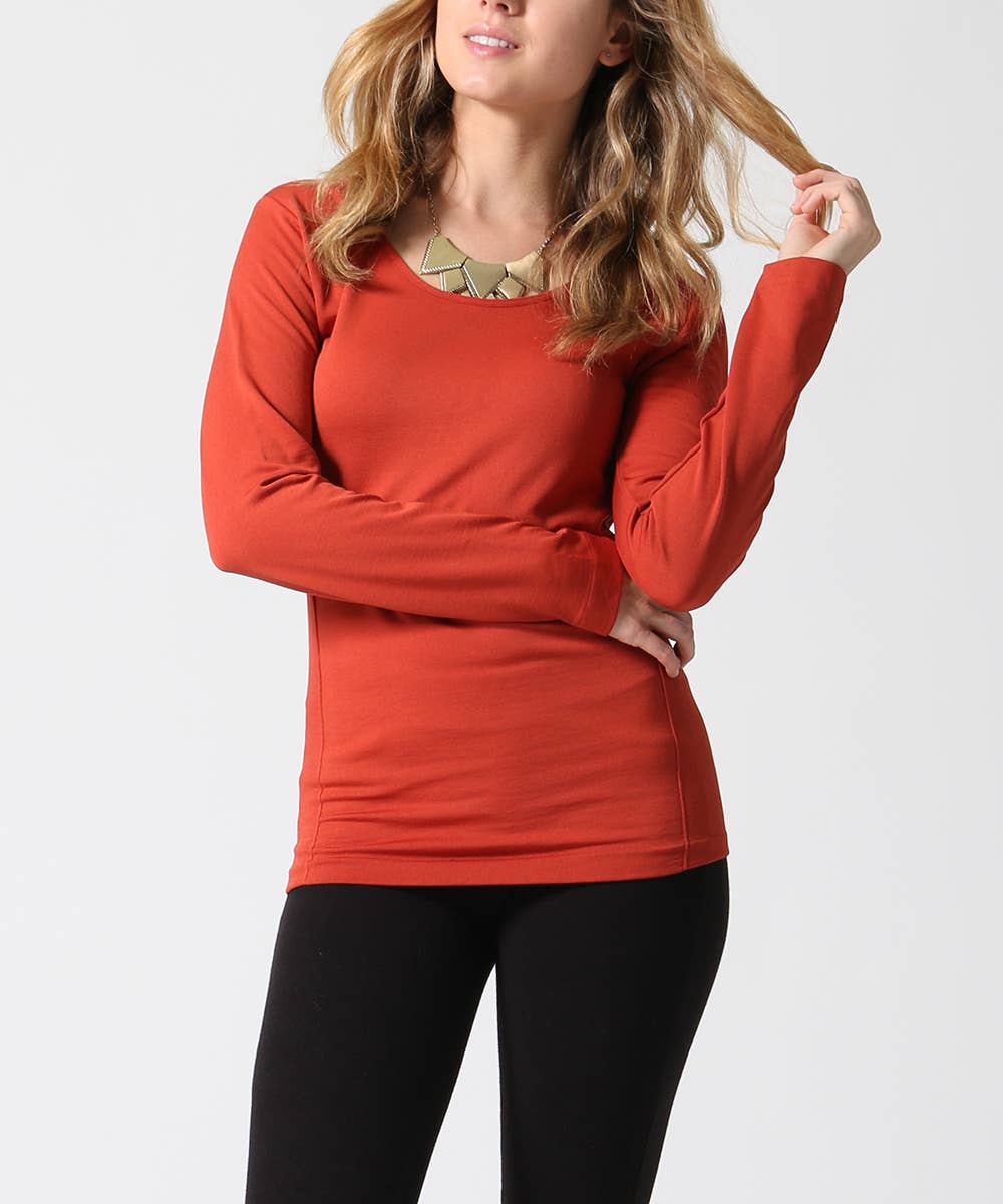 Fleece Round Neck Fitted Tee: One Size