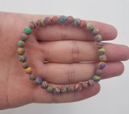 Bracelet Handmade Stone Bead Bracelet