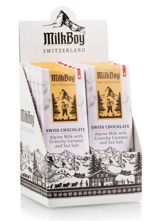 Chocolate with Caramel & Sea Salt Snack Size Bars-1.4 oz Milk Chocolate