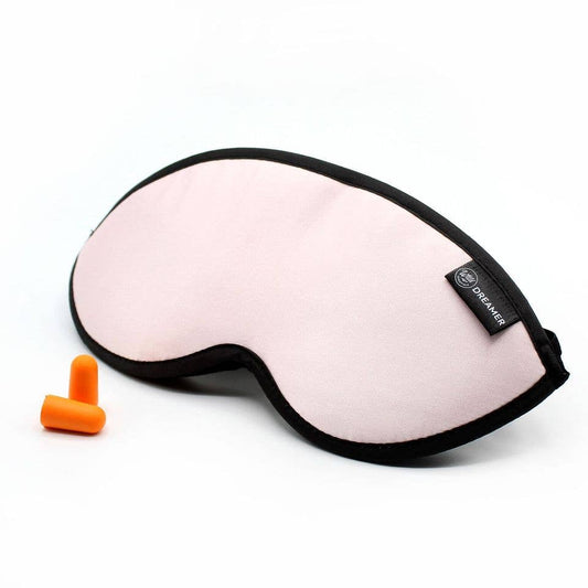 Dreamer Sleep Mask Wide  Band  Peacefully Pink
