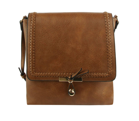 Women Crossbody Purse Flap Saddle Bag