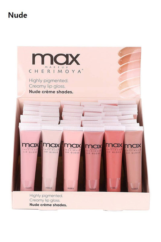 MAX Cherimoya Lip Gloss Ultra Shine Clear Jelly Gloss Lip Polish
